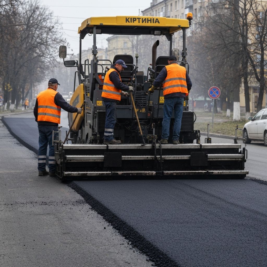 Асфальтування дороги