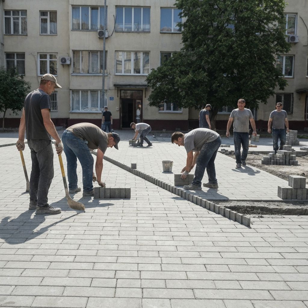 Укладання тротуарної плитки